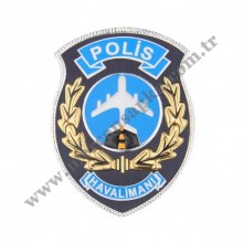 Polis Branş kol arması 3D (HAVALİMANI)