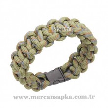 Paracord Bileklik Yeşil - Mavi