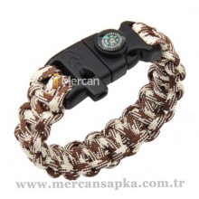Paracord Bileklik Çöl Kamuflaj