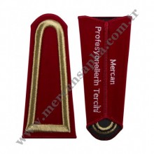 İtfaiye Amir Apoleti Kırmızı