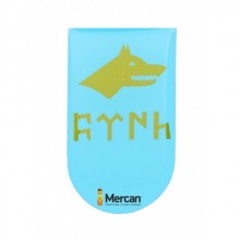 Sticker Şarjör Göktürkçe Kurt