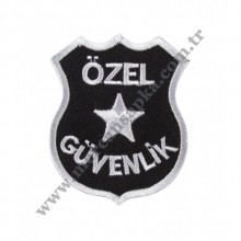 Güvenlik Siyah Göğüs Arması