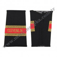 Apolet Güvenlik Siyah (Küçük)