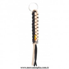 Paracord Anahtarlık Siyah - Gold