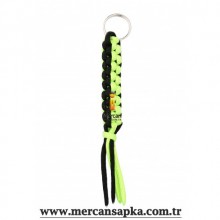 Paracord Anahtarlık Siyah - Yeşil