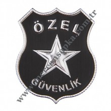 3D Özel Güvenlik Arması Yıldızlı