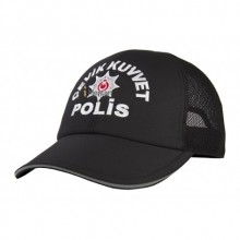 Polis Çevik Kuvvet Memur Kepi (Siyah)