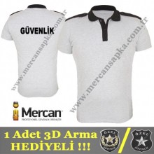 Güvenlik Tişörtü (Güvenlik Yazılı ve 3D Armalı)