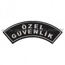 3D Yeni Tip Özel Güvenlik Kol Arması Oval (KAMU)
