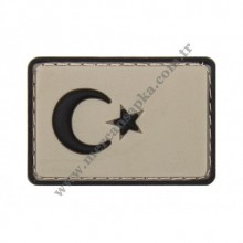 3D TÜRK BAYRAĞI BEJ