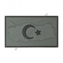 3D TÜRK BAYRAĞI HARİTA HAKİ