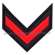 İtfaiye Onbaşı Rütbesi Kırmızı