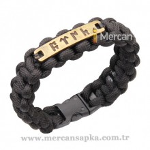 Paracord Bileklik Türk Plaka