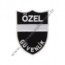 Güvenlik Şeritli Kol Arması Siyah