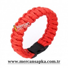 Paracord Bileklik Kırmızı