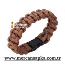 Paracord Bileklik Kahverengi