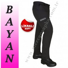 PANTOLON TACTICAL GÜVENLİK LİKRALI (BAYAN) (SOFT)