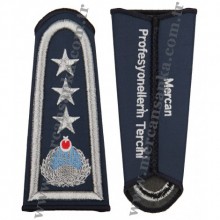 ZABITA MÜDÜR APOLETİ (ARMALI - 3 YILDIZ- SİM İP)