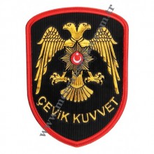 3D ÇEVİKKUVVET POLİS KOL ARMASI (YENİ)