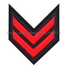 İtfaiye Çavuş Rütbesi Kırmızı