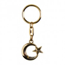 Anahtarlık Ay Yıldız Gold