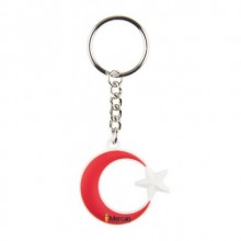 Anahtarlık Ay Yıldız Silikon