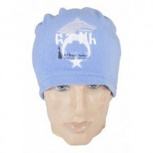 Boyunluk Açık Mavi Polar Kurt Başlı Ay Yıldız