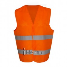 Yelek Reflektörlü Fosforlu Turuncu